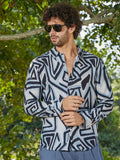 Campus Sutra Abstract Breezy Shirt