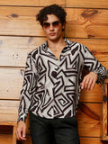 Campus Sutra Abstract Breezy Shirt