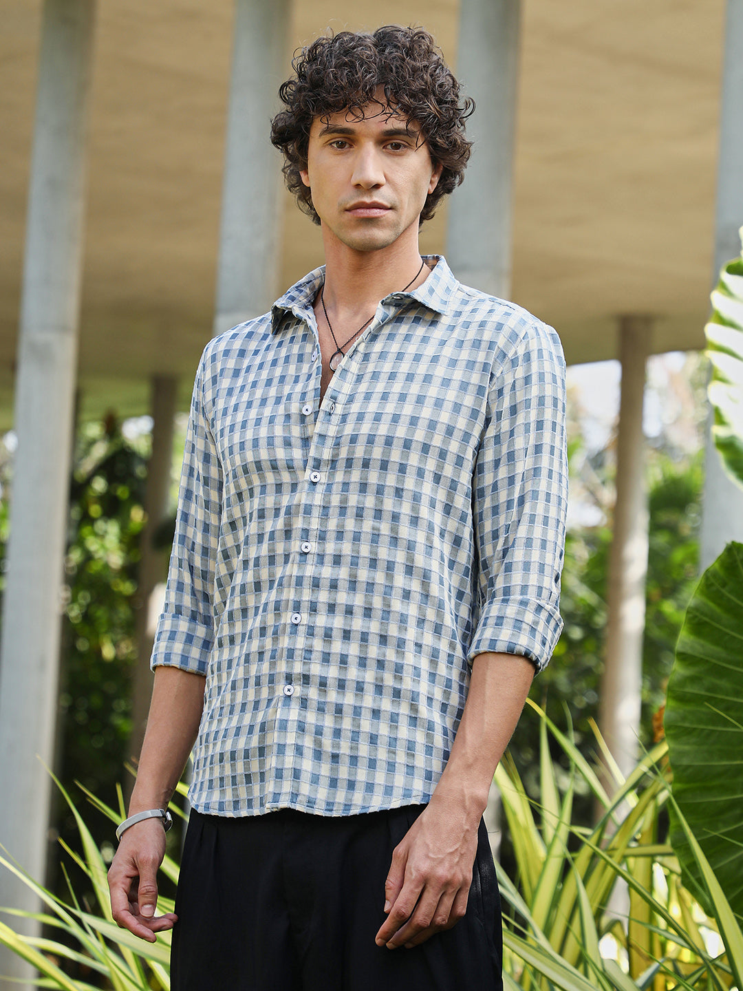 Campus Sutra Glen Check Shirt