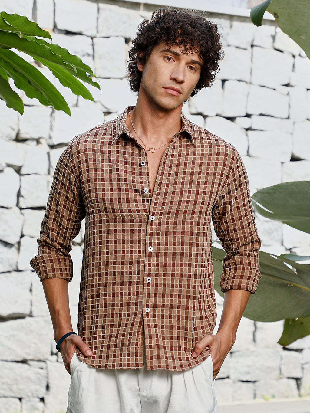 Campus Sutra Glen Check Shirt