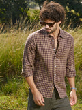 Campus Sutra Bi-Check Shirt