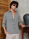 Campus Sutra Bi-Check Shirt