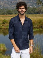 Campus Sutra Celtic-Block Shirt