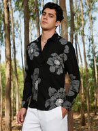 Campus Sutra Maxi-Flora Shirt