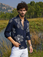 Campus Sutra Maxi-Flora Shirt
