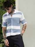 Campus Sutra Panel-Knit Relaxed Shirt