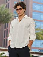Campus Sutra Swirl-Tactile Shirt