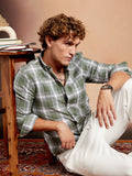 Campus Sutra Halo-Check Regular Shirt