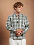 Campus Sutra Halo-Check Regular Shirt