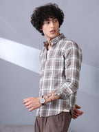 Campus Sutra Halo-Graph Regular Shirt