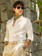 Campus Sutra Breezy-Weave Shirt