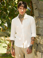 Campus Sutra Breezy-Weave Shirt
