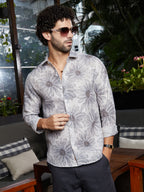Campus Sutra Gloomy Daisy Shirt