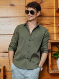 Campus Sutra Houndstooth-Tactile Shirt