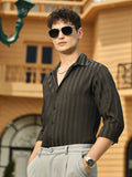 Campus Sutra Candy-Striped Shirt