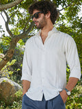 Campus Sutra Candy-Striped Shirt