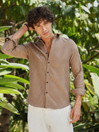 Campus Sutra Shard-Tactile Shirt