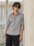 Campus Sutra Shard-Tactile Shirt