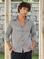 Campus Sutra Shard-Tactile Shirt