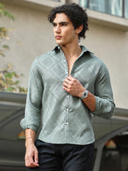 Campus Sutra Shard-Tactile Shirt