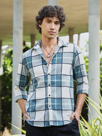 Campus Sutra Overlaping Check Shirt
