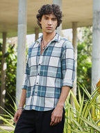 Campus Sutra Overlaping Check Shirt