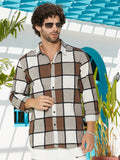 Campus Sutra Outlined-Buffalo Regular Shirt