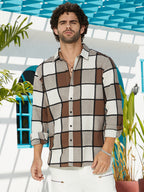 Campus Sutra Outlined-Buffalo Regular Shirt