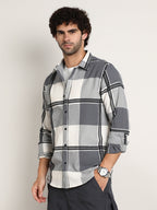 Campus Sutra Overlap Buffalo Shirt