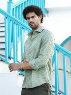 Campus Sutra Abstract-Edge Shirt