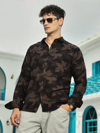 Campus Sutra Petalia Regular Shirt