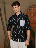 Campus Sutra Astral Blaze Shirt