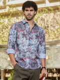 Campus Sutra Stained-Botanics Shirt