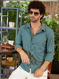 Campus Sutra Trough-Tactile Regular Shirt