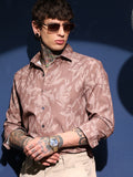 Campus Sutra Florique Imprint Shirt