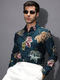 Campus Sutra Floret Imprint Shirt