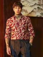 Campus Sutra Flore Noir Shirt