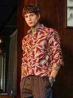 Campus Sutra Flore Noir Shirt
