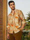 Campus Sutra Freesia-Imprint Shirt