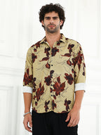 Campus Sutra Waterly-Florals Regular Shirt