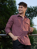 Campus Sutra Obliqa-Utility Relaxed Shirt