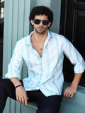 Campus Sutra Pincandy-Striped Regular Shirt