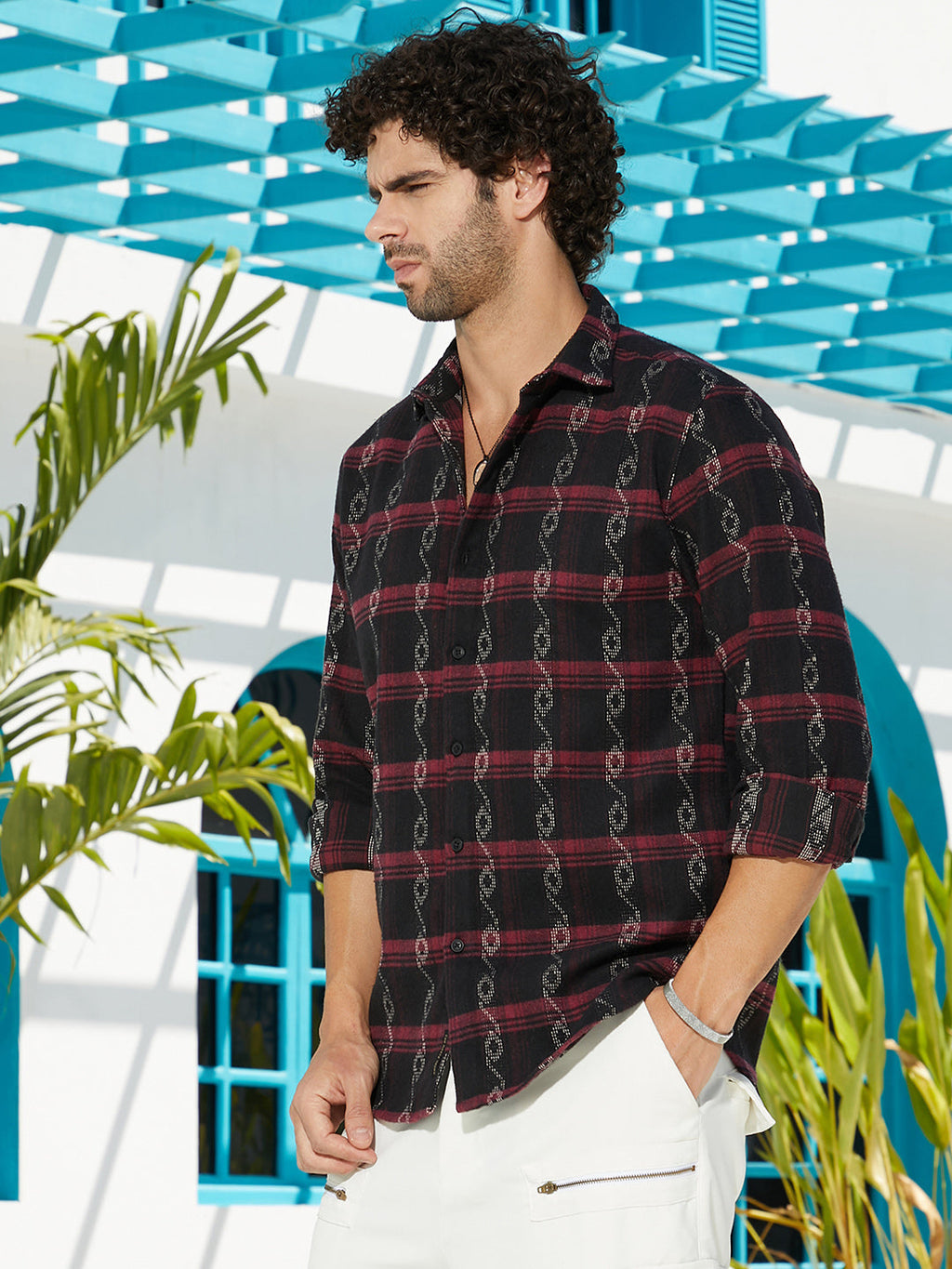 Campus Sutra Indie-Checkered Shirt