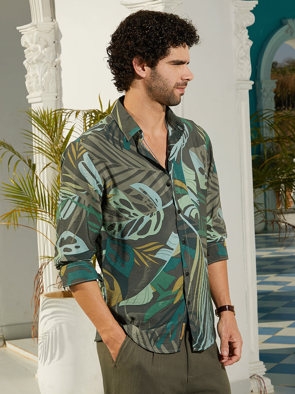 Campus Sutra Palm Spring Shirt