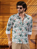 Campus Sutra Foliage-Impressions Shirt