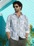 Campus Sutra Verve-Impressionistic Shirt