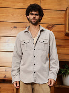 Campus Sutra Safari-Utility Relaxed Shirt