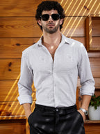 Campus Sutra Stencil-Botanics Shirt