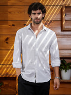 Campus Sutra Stencil-Botanics Shirt