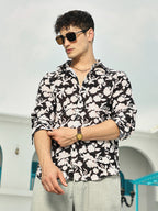 Campus Sutra Everbloom Regular Shirt
